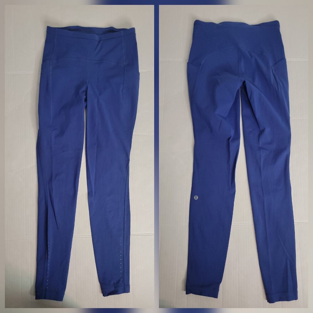 Lululemon SZ 6 Tight 28" Swift Speed Pockets High Rise W5CQ5S Reflective
